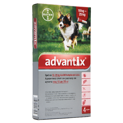 advantix 10 kg